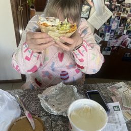 Burritos for lunch! Chicken and we got carne asada Burritos for lunch! Chicken and we got carne asada