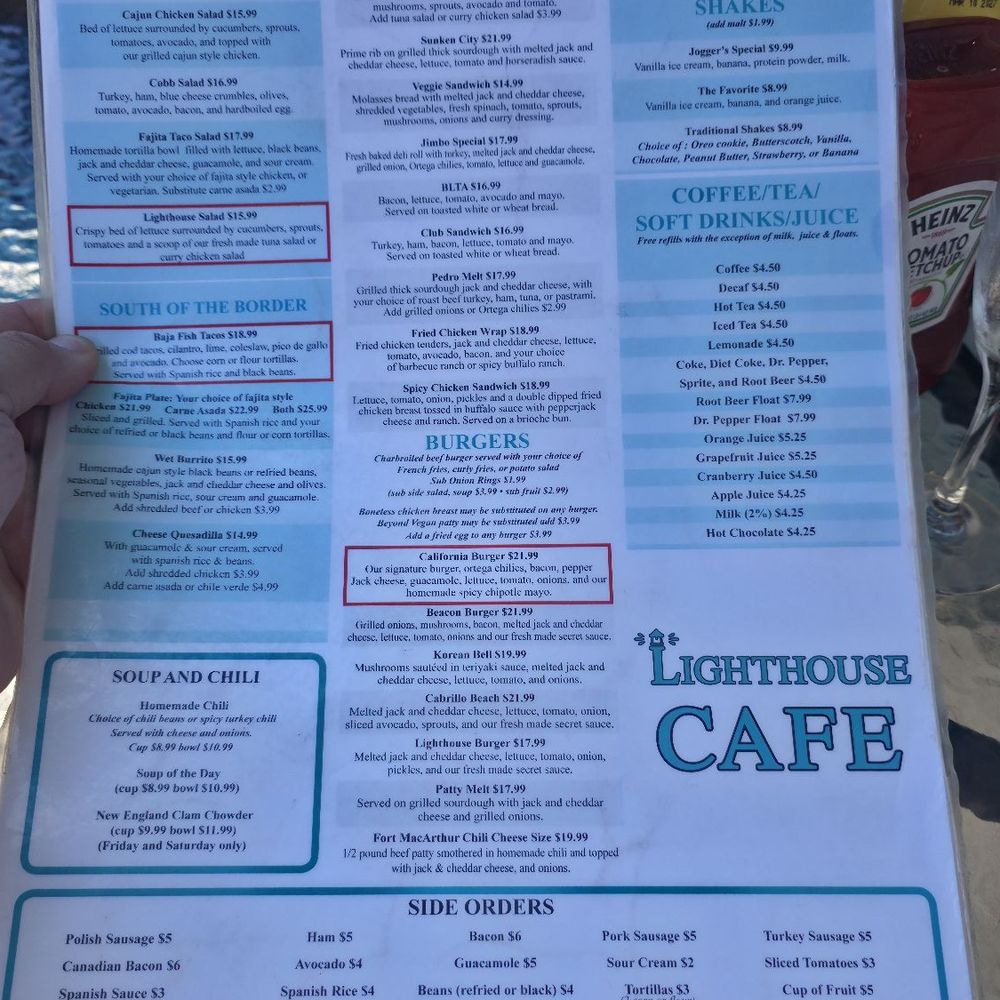 Lighthouse Cafe - menu 1 - Breakfast & Brunch Near Me - San Pedro, California