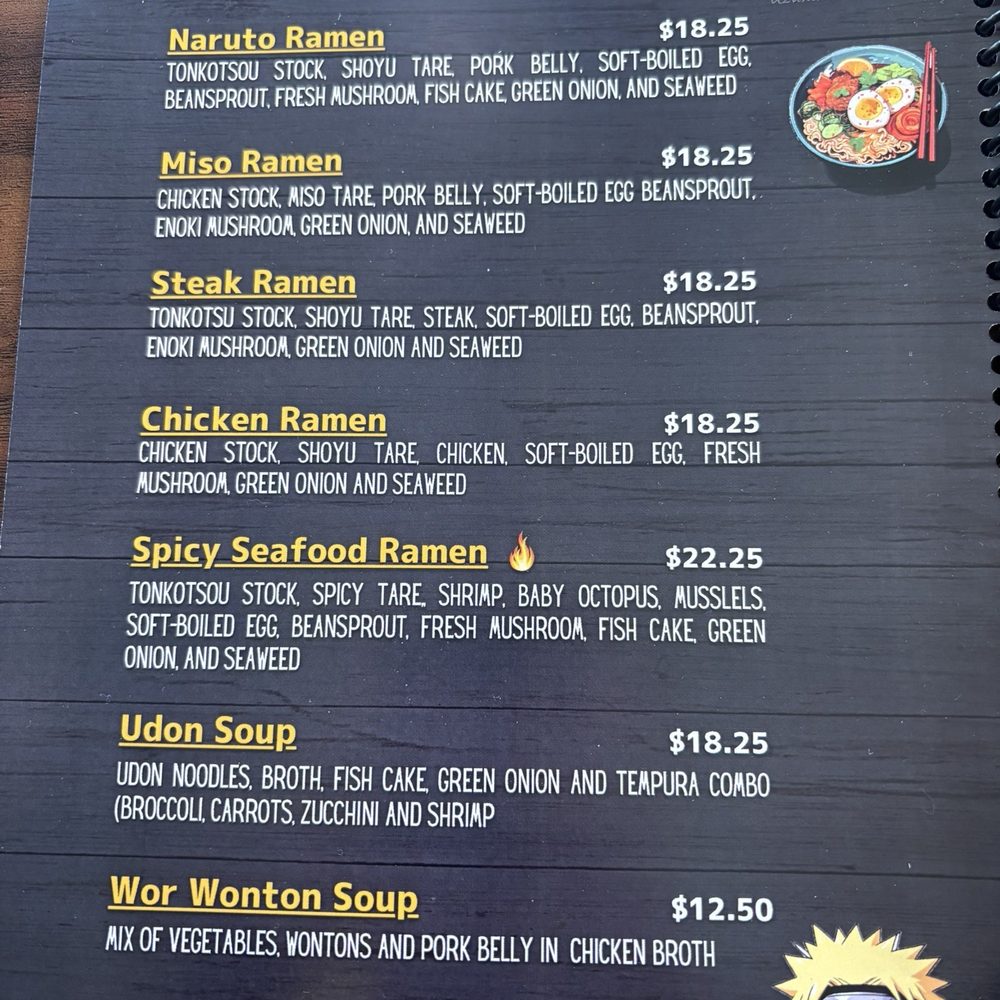 Uzumaki - Menu - Ramen Near Me - Fallon, Nevada Uzumaki - Menu - Ramen Near Me - Fallon, Nevada