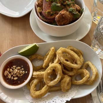 One More Charm - Fried Calamari Wings Zabb - Thai Near Me - Brooklyn, New York