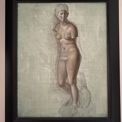 Rivera Fine Arts - Graphite and oil I believe