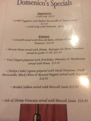 Menu photo 5 Domenico's Levittown, NY