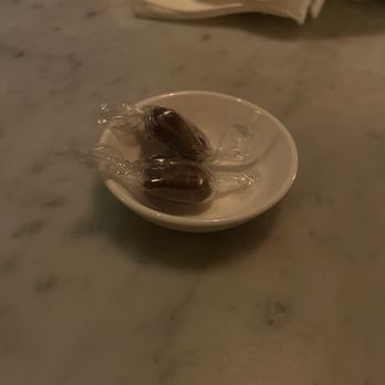 Massara - complimentary chocolate caramels - Italian Near Me - New York, New York