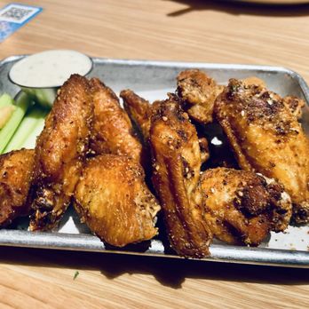 BJ's Restaurant & Brewhouse - Lemon pepper Bone-In Wings - Pizza Near Me - Laguna Hills, California