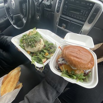 Heirloom MKE - burger of the day/fall burrata - Food Trucks Near Me - Milwaukee, Wisconsin