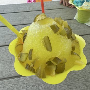 Sugar & Ice Xo - Dill pickle w extra pickle - Shaved Ice Near Me - Crowley, Texas