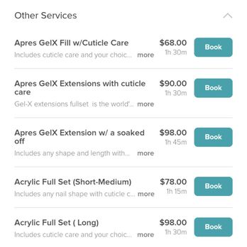 Luxe Nailscape - Price List 4/2025 - Nail Salons Near Me - Fairfield, California