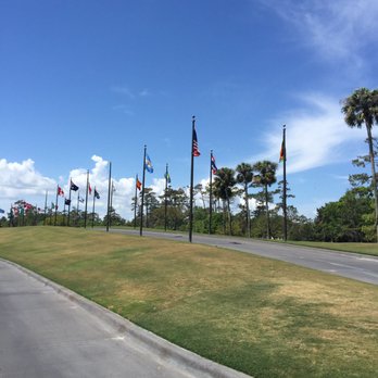 TPC Sawgrass - The flags are always cool - Golf Near Me - Ponte Vedra Beach, Florida