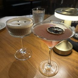 Cherry Blossom Cocktail & Espresso Martini Cherry Blossom Cocktail & Espresso Martini