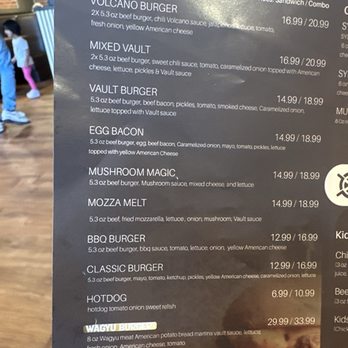 Burger Vault - Menu - Halal Near Me - Altamonte Springs, Florida