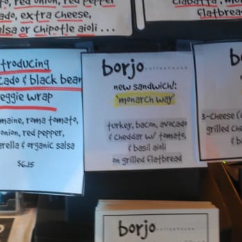 Borjo Coffeehouse - Front Register/ Specials - Coffee & Tea Near Me - Norfolk, Virginia