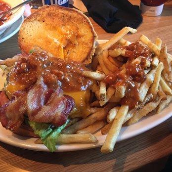 BJ's Restaurant & Brewhouse - Make your own chili burger with a side of chili not on the menu - New American Near Me - Boardman, Ohio BJ's Restaurant & Brewhouse - Make your own chili burger with a side of chili not on the menu - New American Near Me - Boardman, Ohio