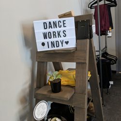 DanceWorks Indy - Cute little swag area