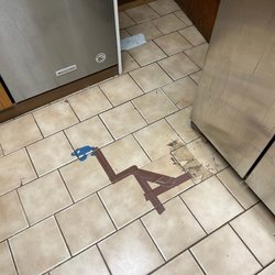 D and D Home Repair - Kitchen floor BEFORE
