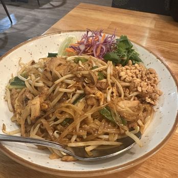 Basil & Co - Chicken Pad Thai - Thai Near Me - Diamond Bar, California