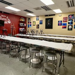 Painting with a Twist - Private space.