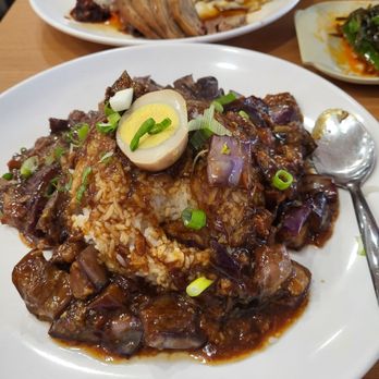 Noodle Pot - Egg plant w/rice - Chinese Near Me - Las Vegas, Nevada