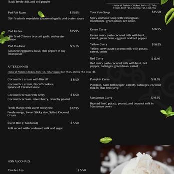 Baan Yaai - Menu - Thai Near Me - San Francisco, California Baan Yaai - Menu - Thai Near Me - San Francisco, California