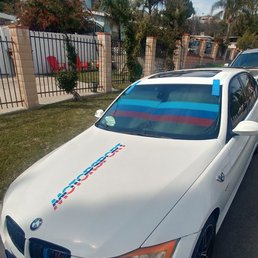 BMW windshield repaired