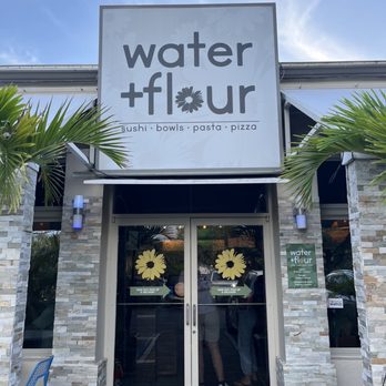Water + Flour - Wifey took cool photo of entrance - Sushi Bars Near Me - Tampa, Florida