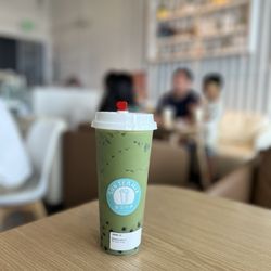 Sun Tea Mix - matcha latte with boba