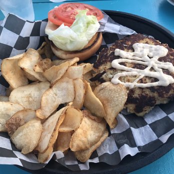 Jakeabob's Bay - Crab cake sandwich - Seafood Near Me - Union Beach, New Jersey Jakeabob's Bay - Crab cake sandwich - Seafood Near Me - Union Beach, New Jersey