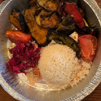 Istanbloom - Grilled vegetable platter. - Turkish Near Me - Pittsburgh, Pennsylvania