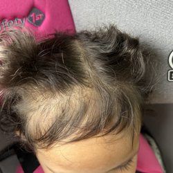 Dental Arts Hawaii - My daughter's hair after my cleaning.