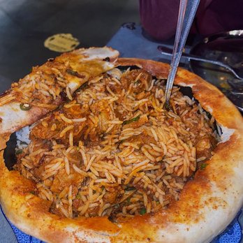 Dhamaka - Goat neck biryani (amazing, best biryani, but fair warning it is spicy but well worth it) - Indian Near Me - New York, New York Dhamaka - Goat neck biryani (amazing, best biryani, but fair warning it is spicy but well worth it) - Indian Near Me - New York, New York