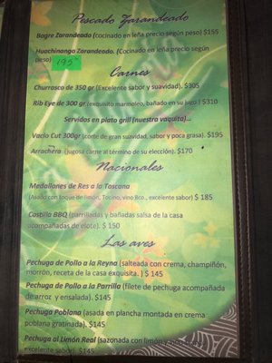 Menu photo 3 La Huerta Ocotlán, JAL