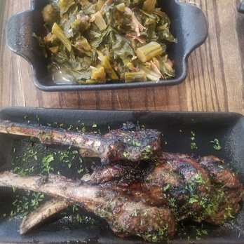 Taste Bar + Kitchen - Lamp chops and greens - Cocktail Bars Near Me - Houston, Texas