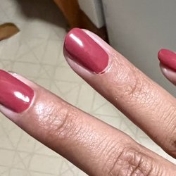 Nailish Spa - Cuticle is cut and still bleeding.