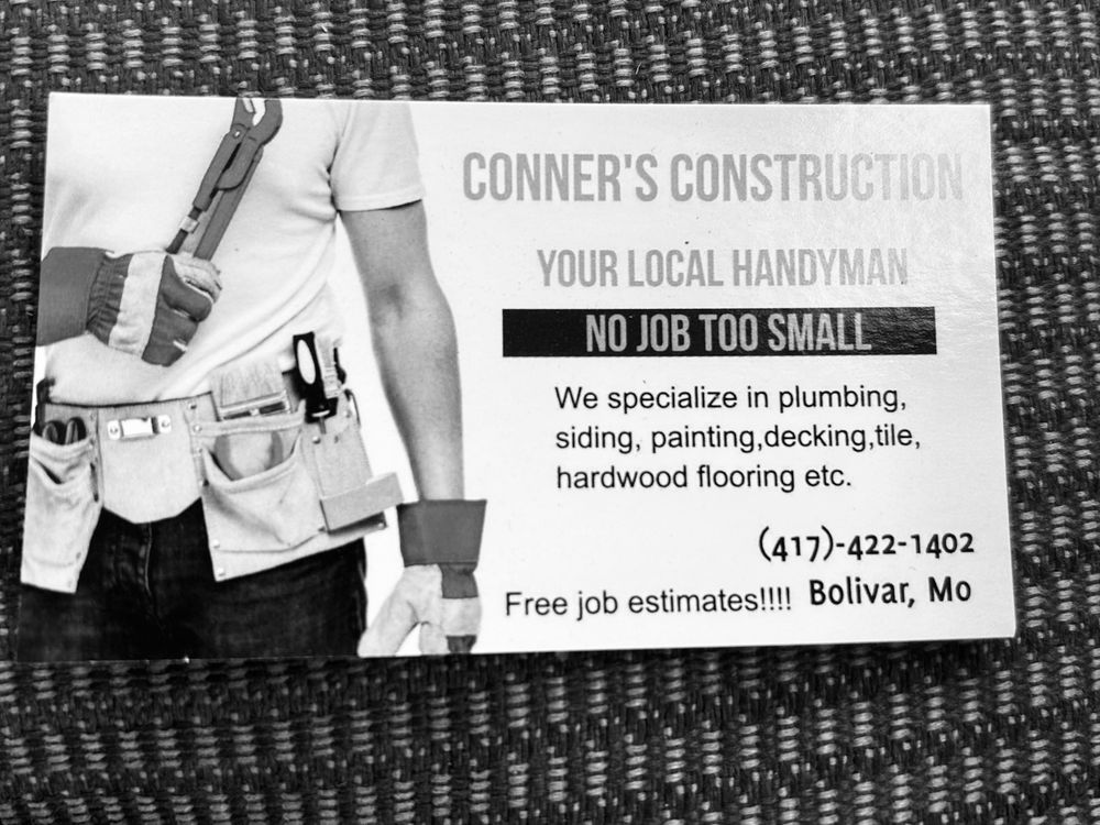 Slide of Conner's Construction