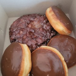 Lucky’s Donuts & Ice Cream - Apple fritter and chocolate bismark  Our FAVORITES!!!