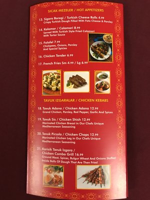 Menu photo 5 Sofra Levittown, PA