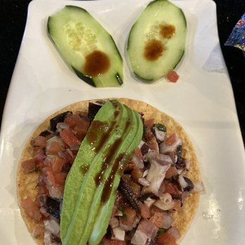 BarraCruda TexMex & Mariscos - Tostada de pulpo - Seafood Near Me - Little Elm, Texas
