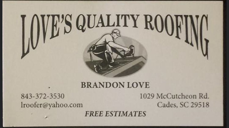 Slide of Loves Quality Roofing