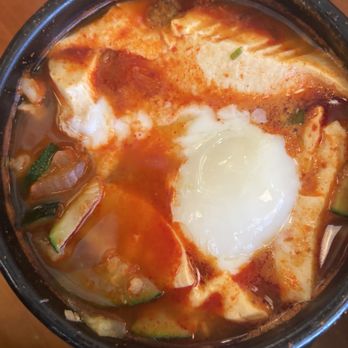 Tang Jip - Soodubu w/mix seafood + egg - Korean Near Me - Alameda, California Tang Jip - Soodubu w/mix seafood + egg - Korean Near Me - Alameda, California