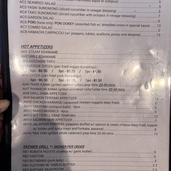 Torarenbou Sushi Bistro - Menu 9/14/25 - Japanese Near Me - Dublin, California