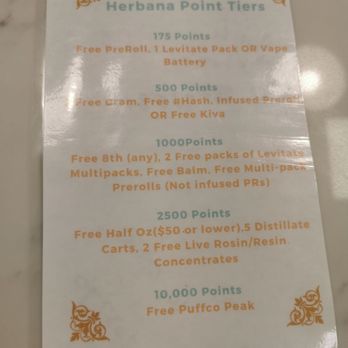 Herbana - Reward System ($1 = 1 point) - Cannabis Dispensaries Near Me - Ann Arbor, Michigan Herbana - Reward System ($1 = 1 point) - Cannabis Dispensaries Near Me - Ann Arbor, Michigan