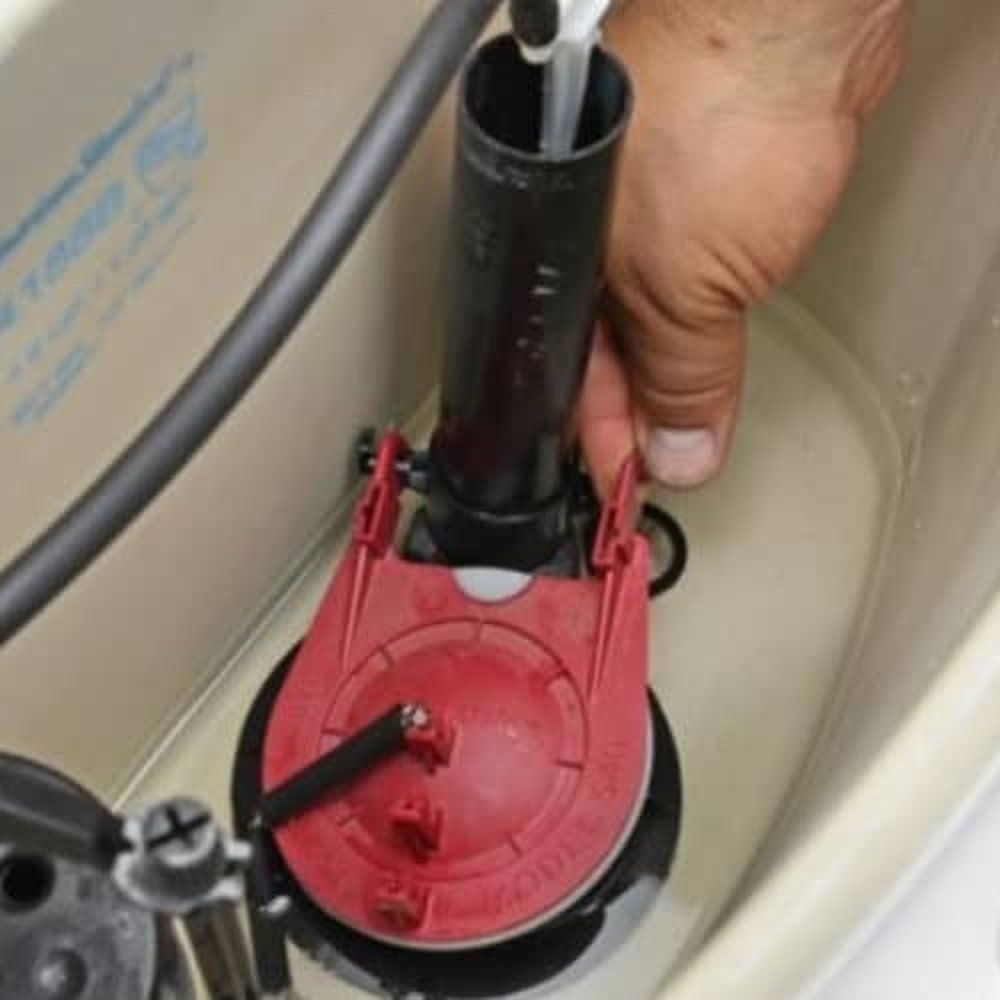 Toilet flapper installation. (This is off the internet, just for illustrative purposes.) Toilet flapper installation. (This is off the internet, just for illustrative purposes.)