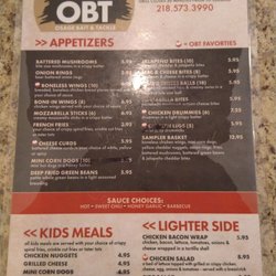 Osage Bait Tackle - Menu - 1st page