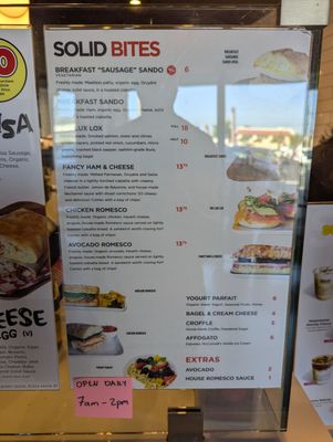 Menu photo 6 Solid Coffee Roasters Artesia, CA