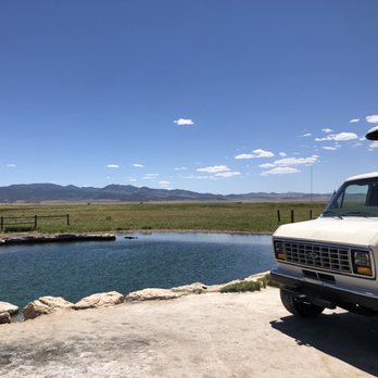 B & G Radiator - 1991 Sportsmobile enjoying relaxation at a Hot Springs in Utah - Auto Repair Near Me - Santa Ana, California