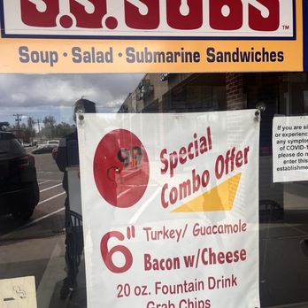 S.S. Subs - Just a pic of their window - Sandwiches Near Me - Colorado Springs, Colorado S.S. Subs - Just a pic of their window - Sandwiches Near Me - Colorado Springs, Colorado