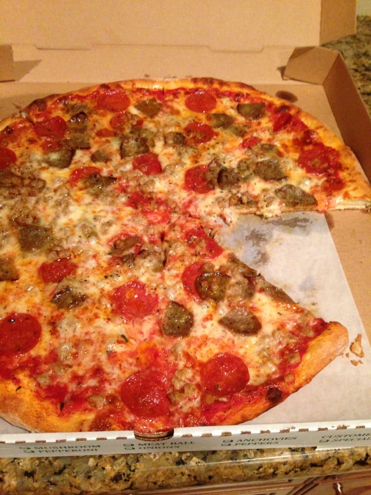 Order Meat Lover's Pizza food online from Napoli On The Bay store, Naples on bringmethat.com