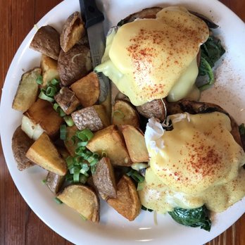 Salmon Bay Café - Veggie Egg's Benedict - American Near Me - Seattle, Washington Salmon Bay Café - Veggie Egg's Benedict - American Near Me - Seattle, Washington