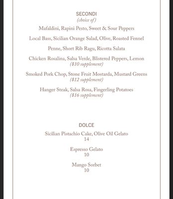 Menu photo 8 Leuca Brooklyn, NY