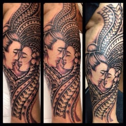 Kaydrey's Polynesian Tattoo - This What Kamu say,Pain is beauty Thank you Kamu