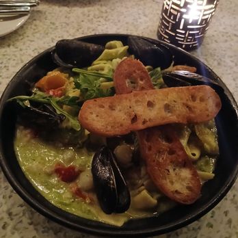 C Level - Seafood pasta. Delicious!! - New American Near Me - San Diego, California C Level - Seafood pasta. Delicious!! - New American Near Me - San Diego, California